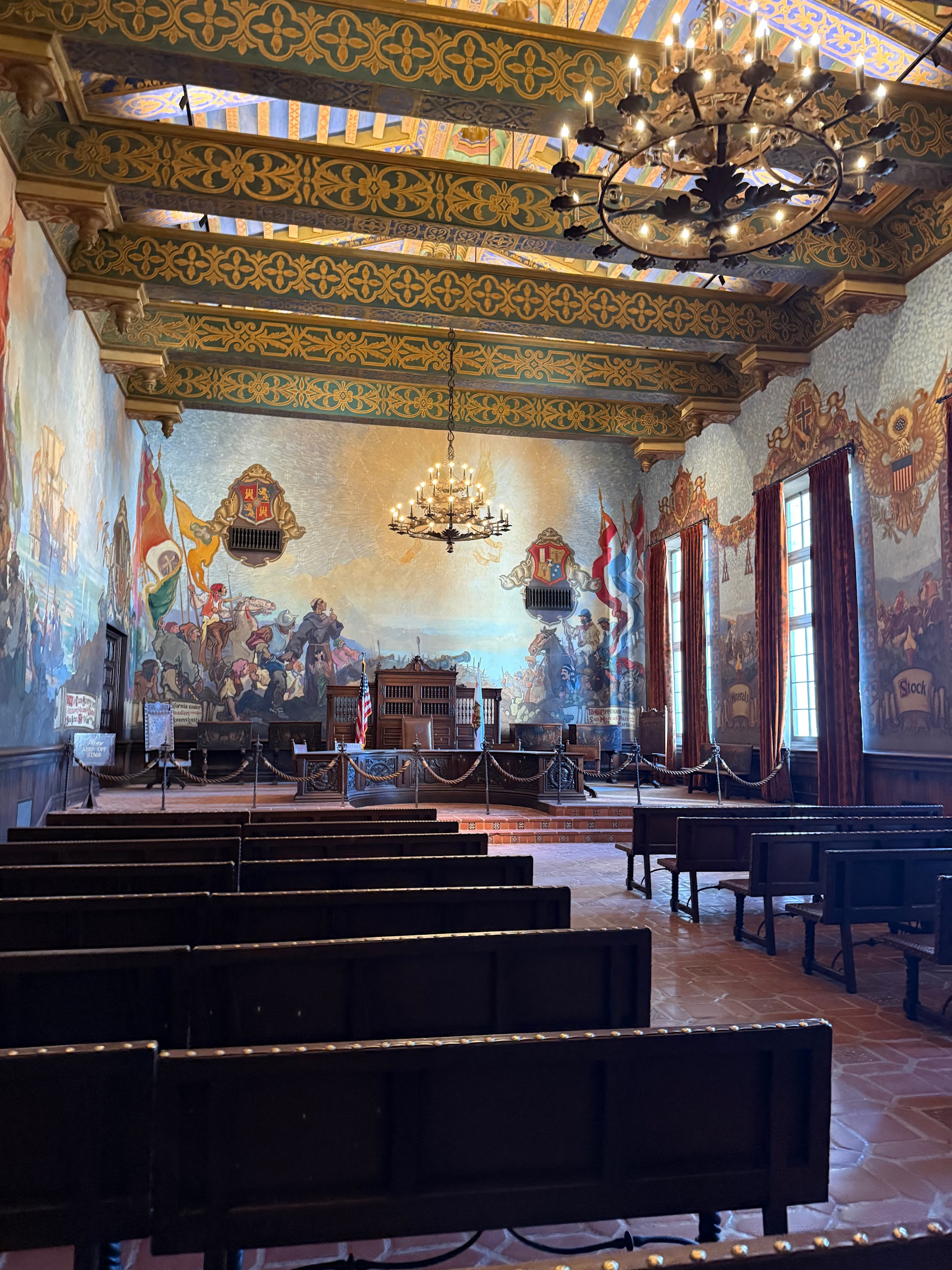 Santa Barbara Courthouse interior
