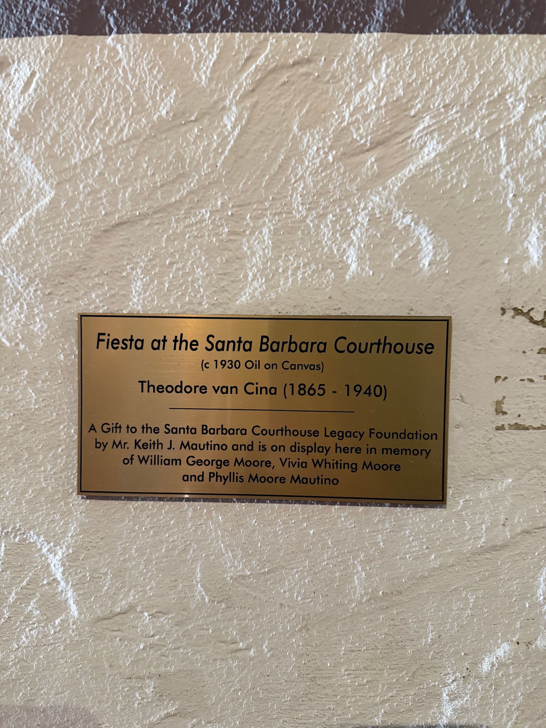 Courthouse plaque