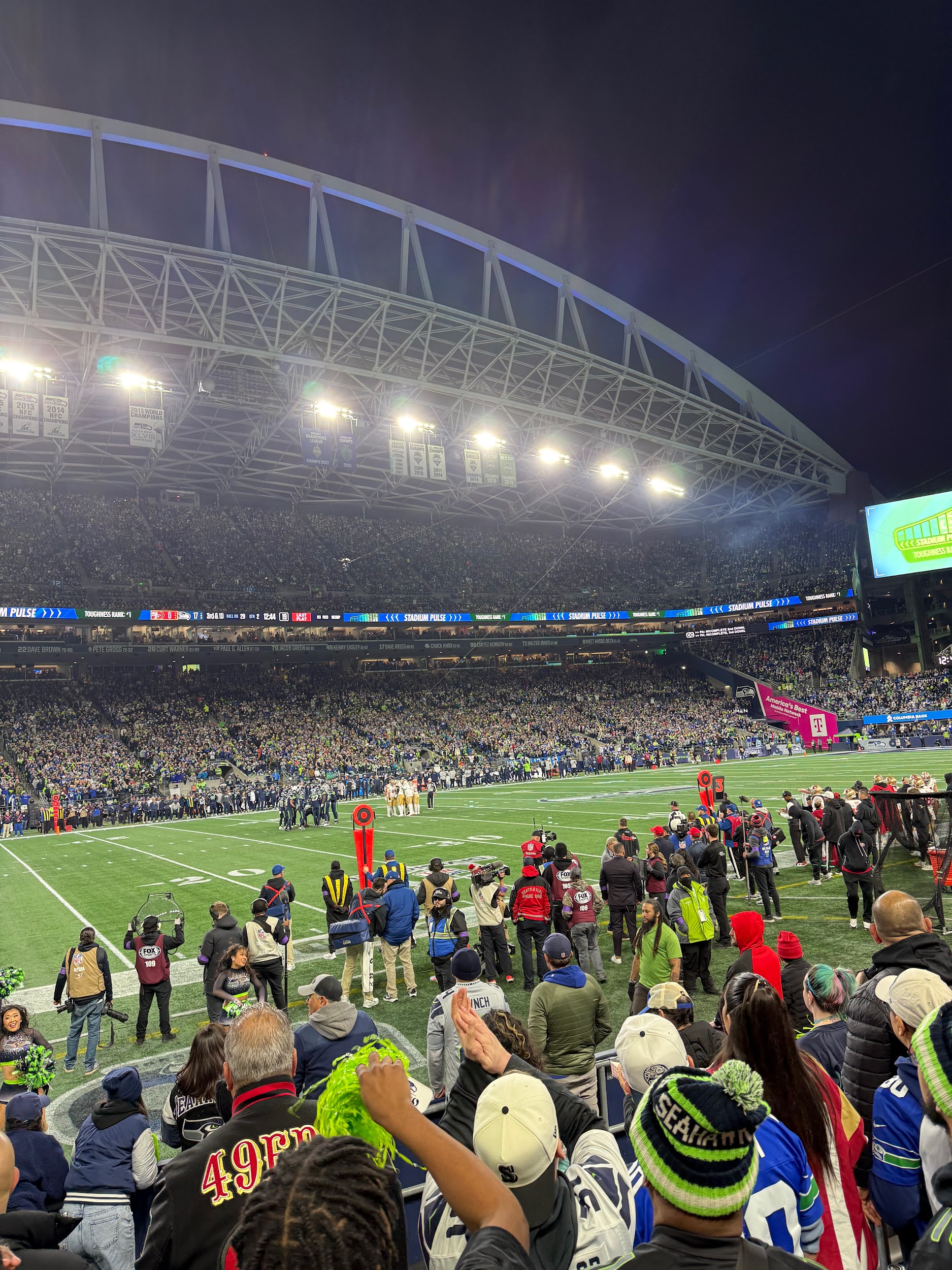 Seahawks game in Seattle